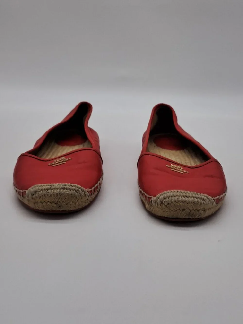 Coach Espadrille Flats Soft Leather Watermelon Color  Rhodelle 7'5 B
